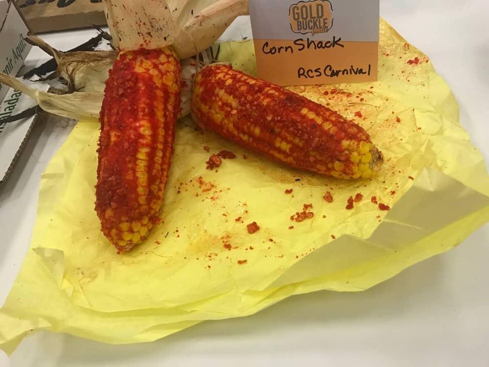 Gold Buckle Flamin Hot Cheetos pizza