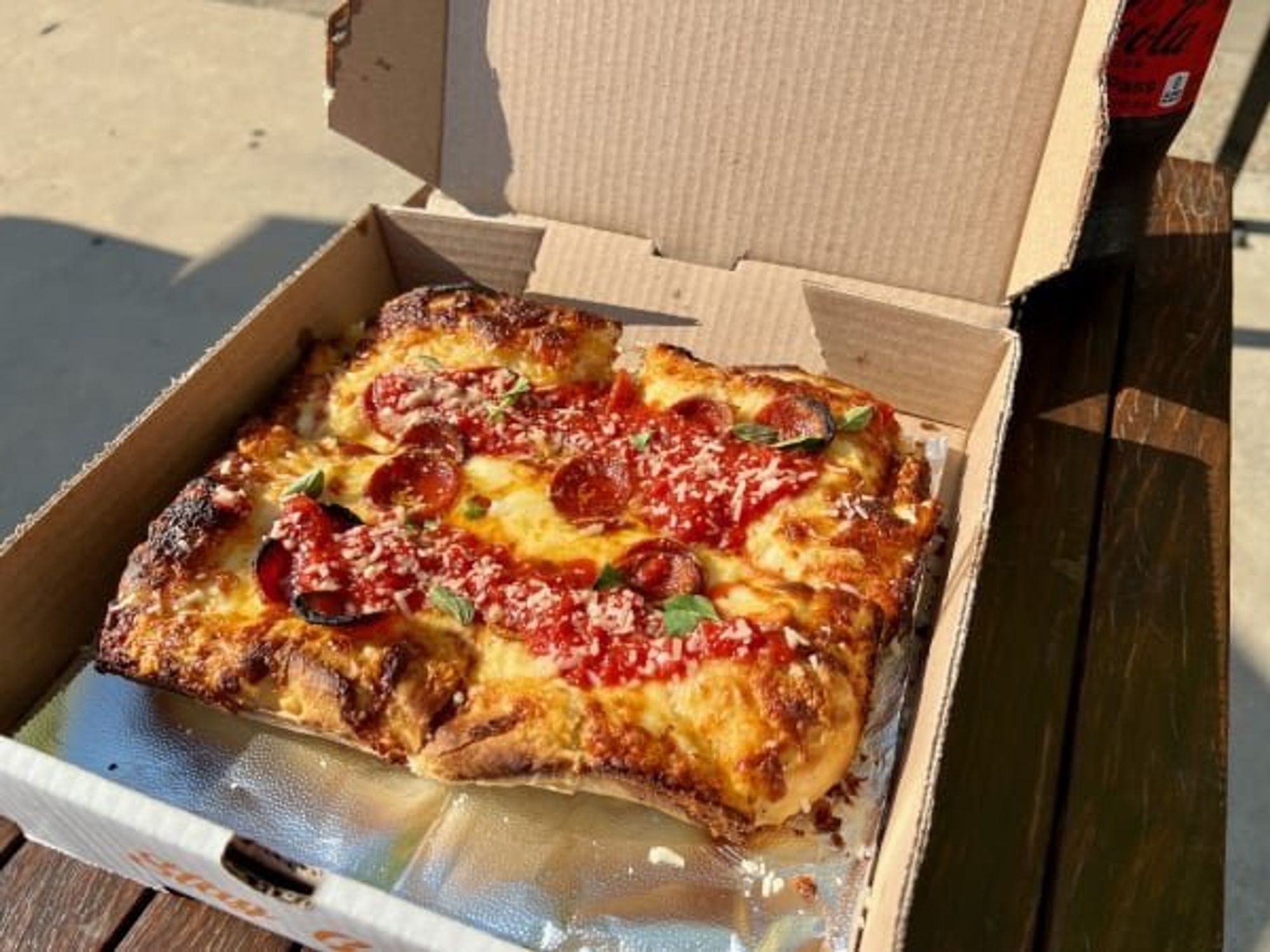 Gold Tooth Tony's pepperoni pizza