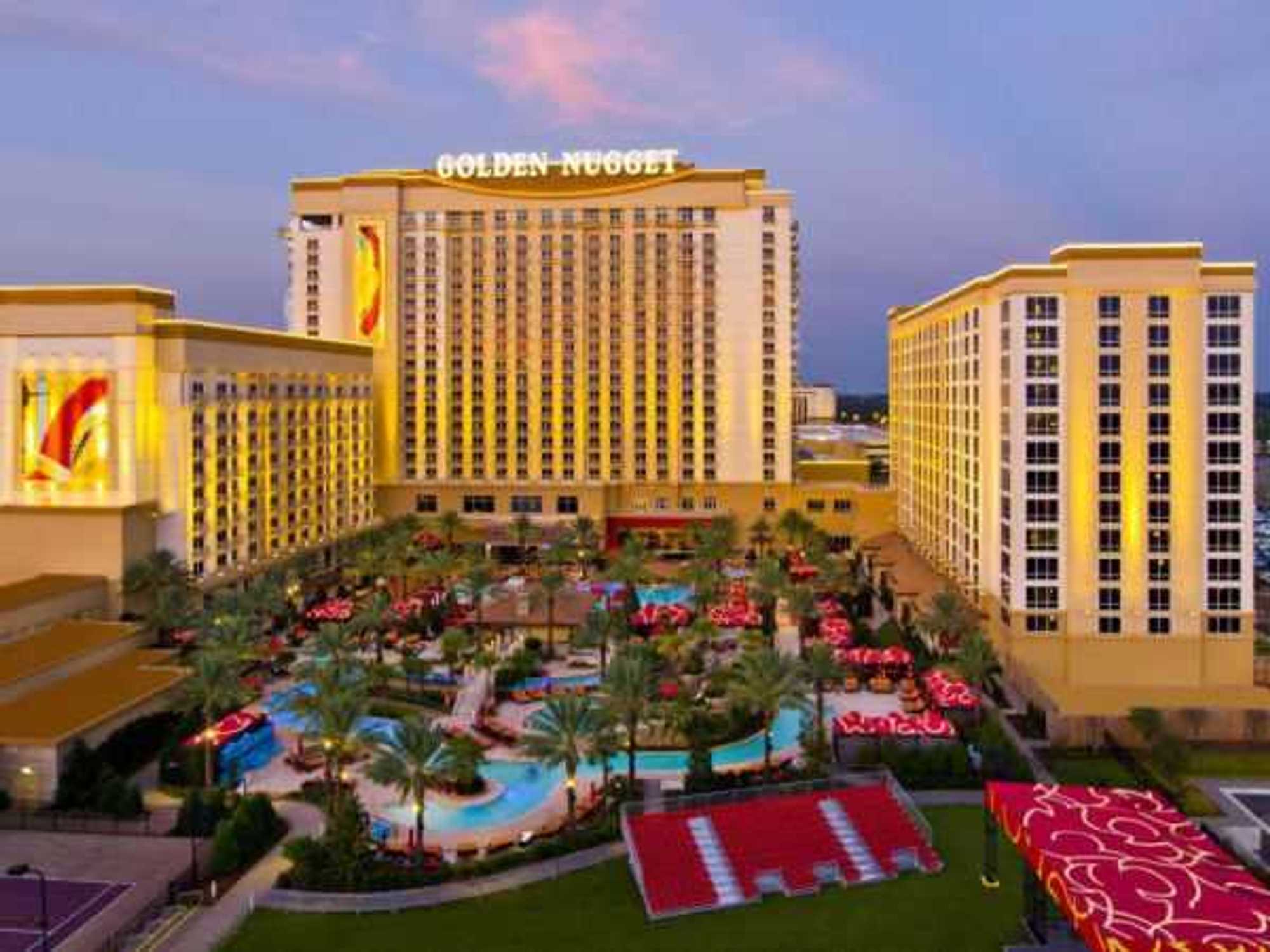 Golden Nugget hotel pool exterior