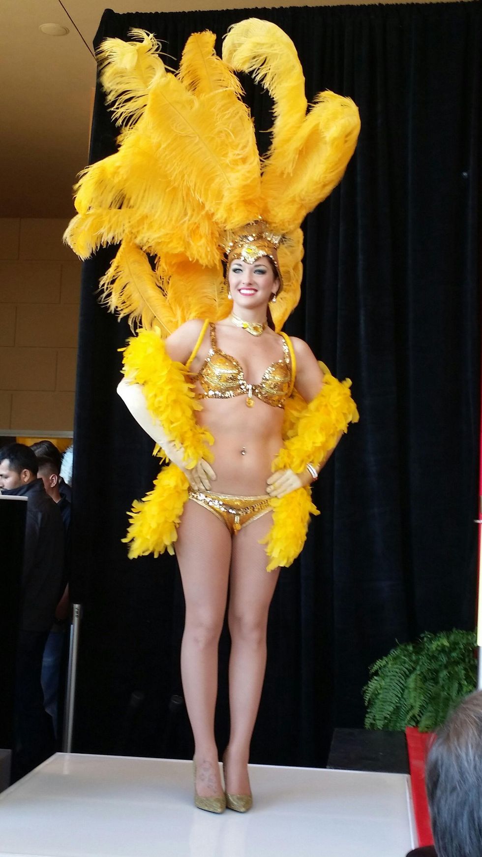 Golden Nugget Lake Charles La. December 2014 grand opening showgirl