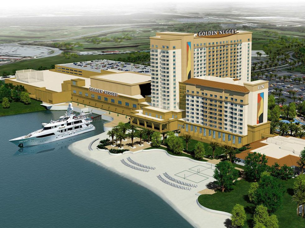 Golden Nugget rendering in Lake Charles Louisiana Tilman Fertitta