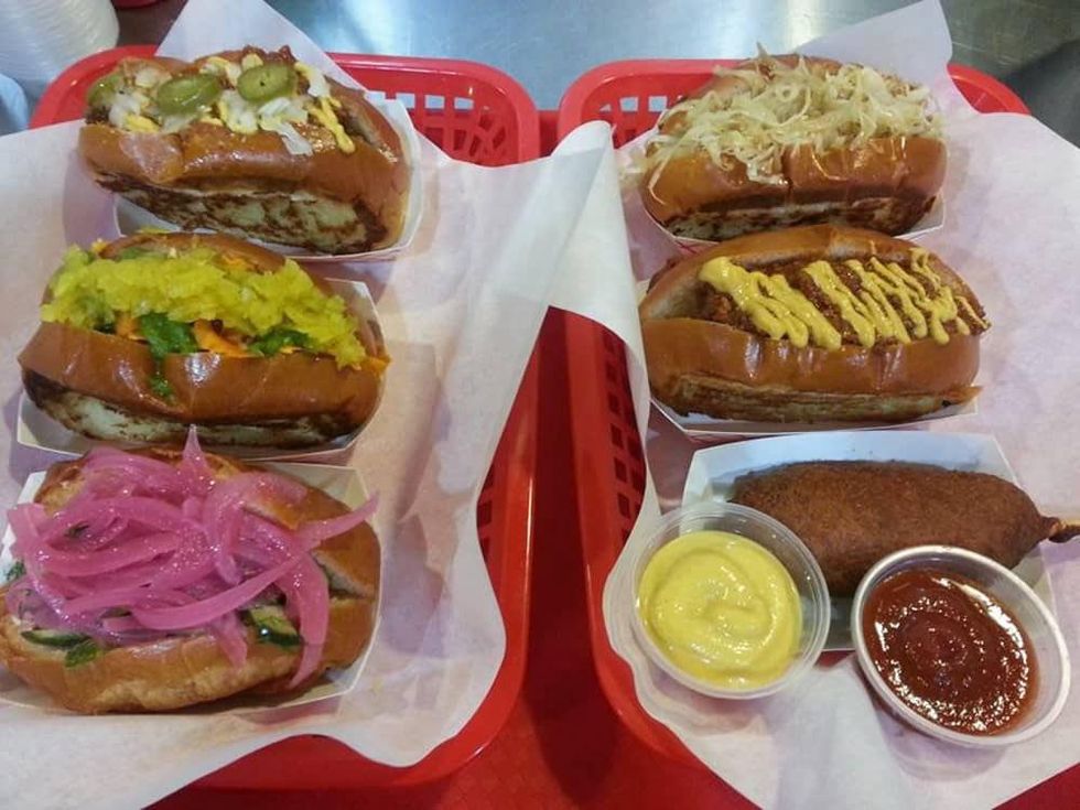 Good Dog Houston hot dogs corndogs December 2013