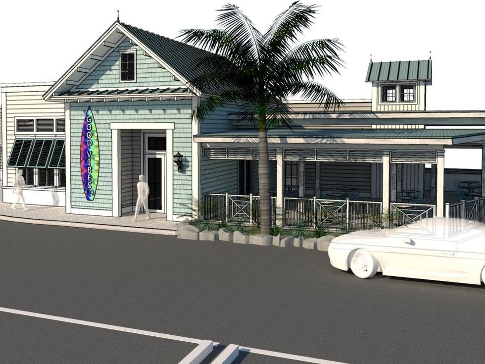 Good Vibes Burger exterior rendering