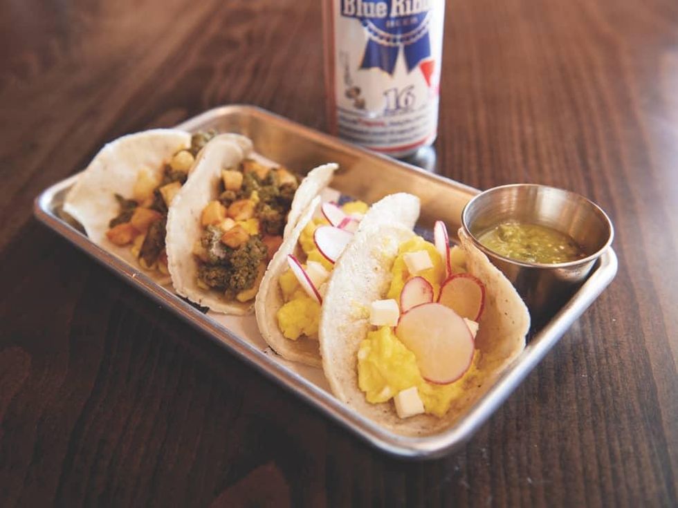 Goodnight Charlie's egg tacos