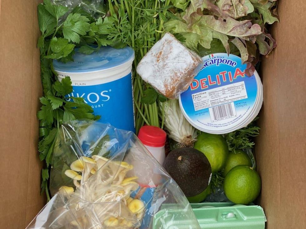 Goodnight Hospitality Houston Shift Meal produce boxes