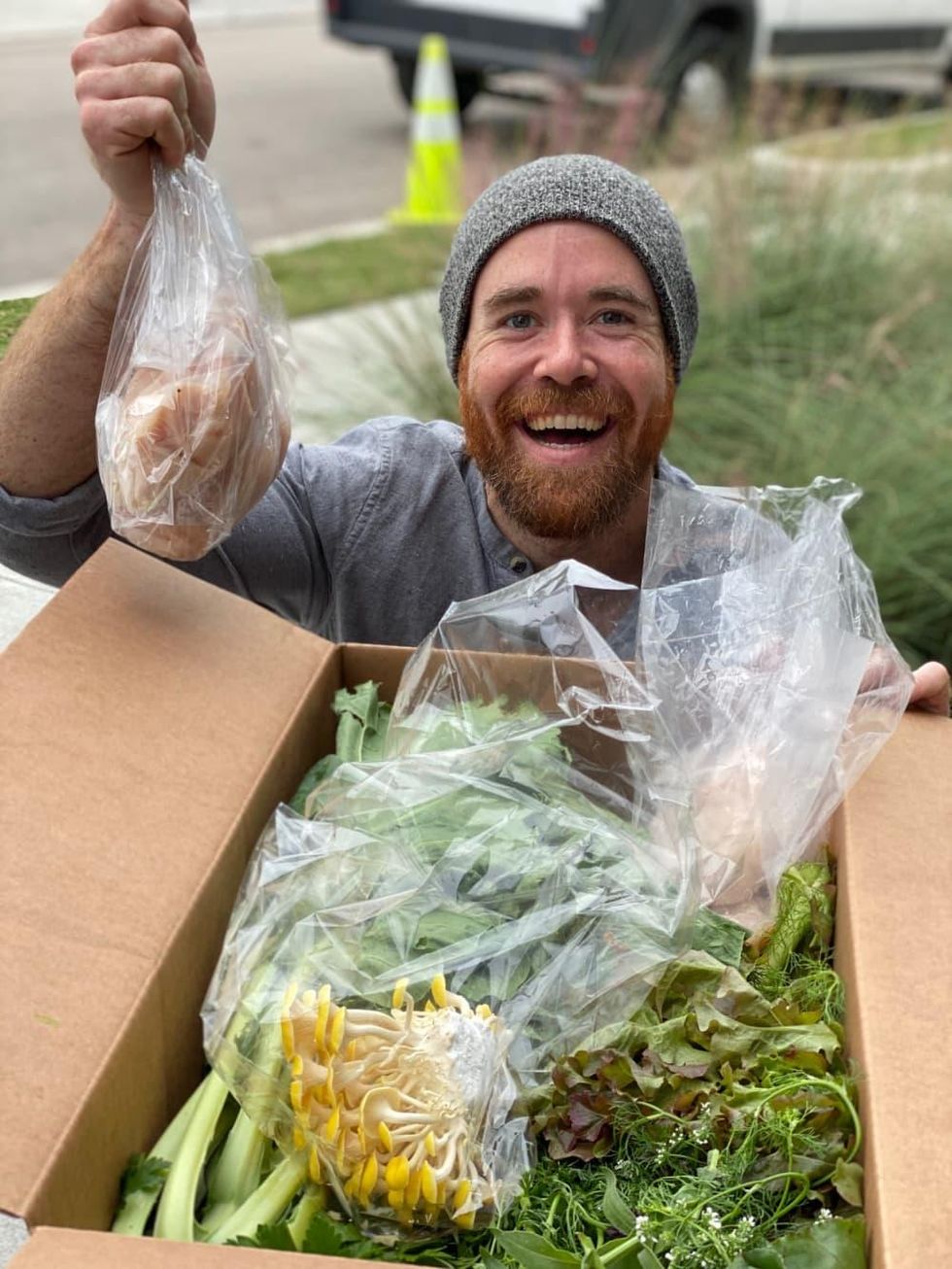 Goodnight Hospitality Houston Shift Meal produce boxes
