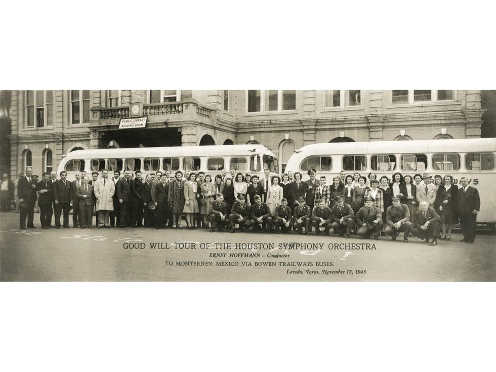 Goodwill tour of the Houston Symphony, 1943