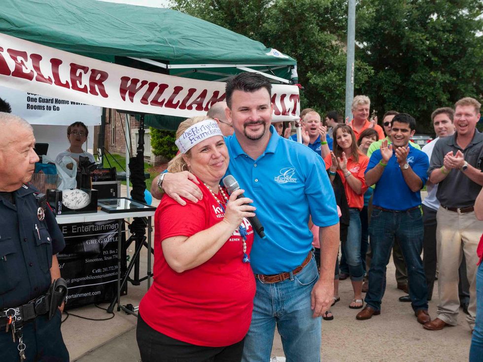 Gracepoint Homes and Keller Williams home renovation surprise May 2014 Michelle and Tom