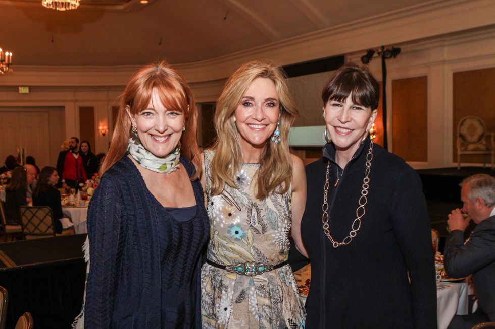 Gracie Cavnar, from left, Jana Arnoldy and Shelby Hodge at the Passion for Fashion luncheon March 2014