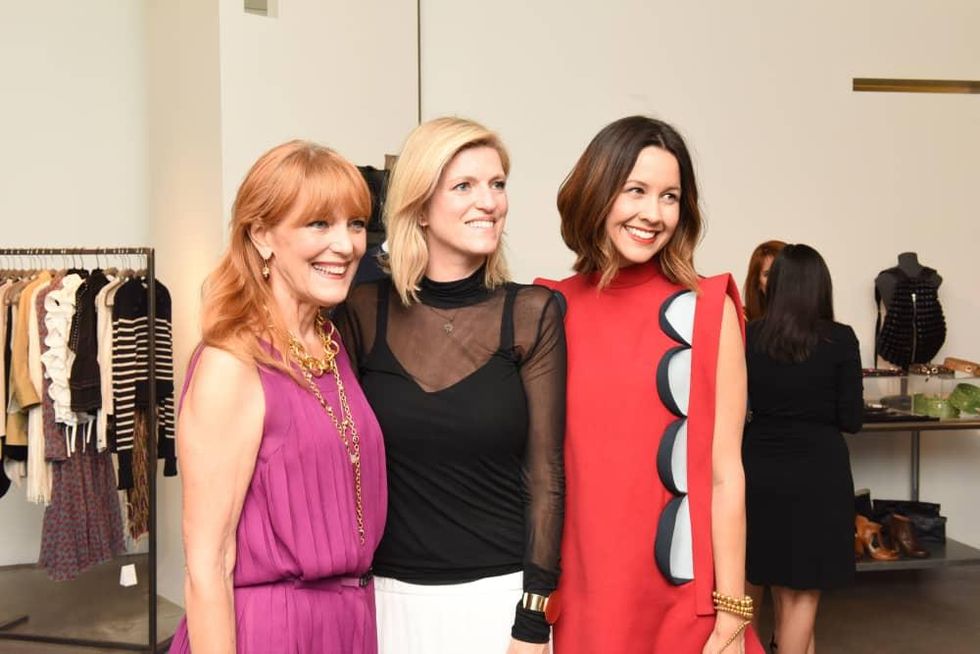 Gracie Cavnar, Lucy Sykes and Carrie Colbert at Recipe for Success Dress for Dinner event