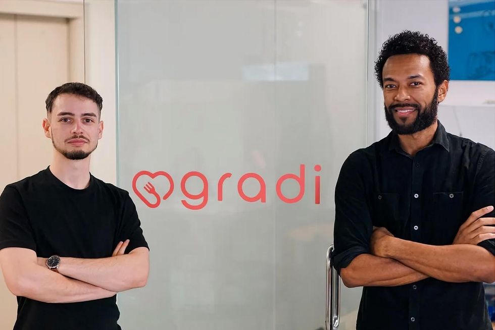 Gradi App  founders Zachary Dowthitt and Eric Hairston Houston