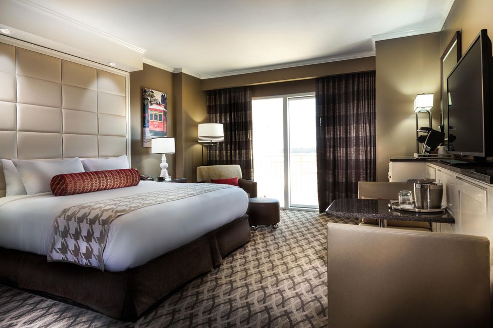 Grand Opening of the Golden Nugget in Lake Charles Tilman Fertitta December 2014 King Room casino