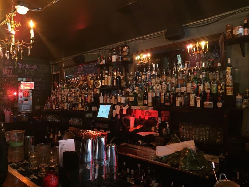 Grand Prize back bar