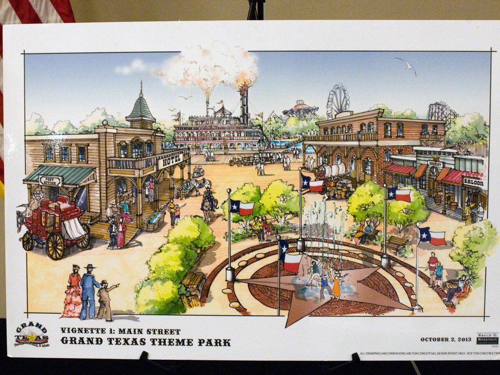 Grand Texas theme park meeting December 2013