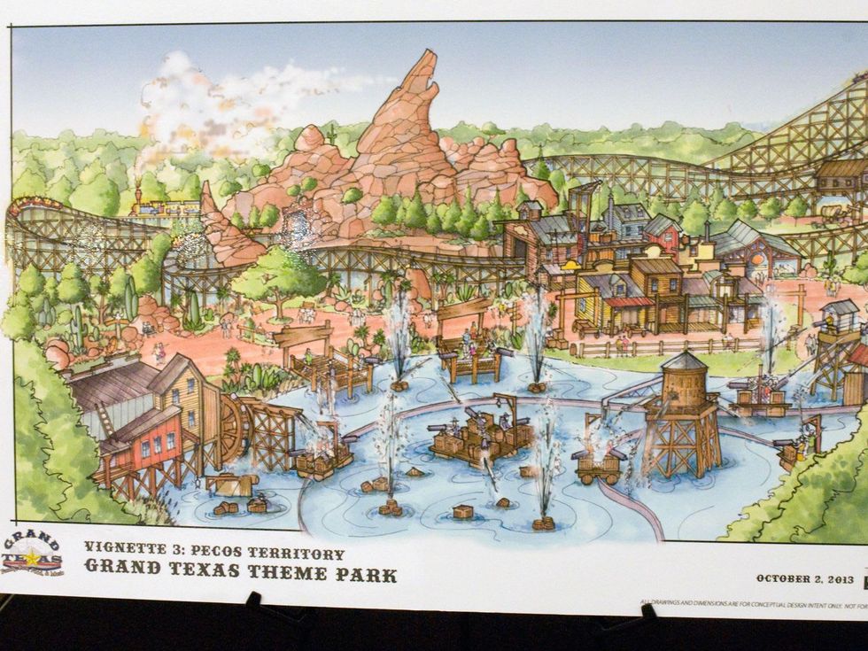 Grand Texas theme park meeting December 2013