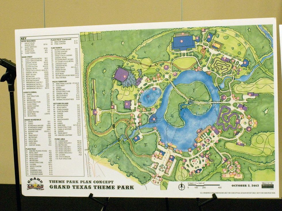 Grand Texas theme park meeting December 2013