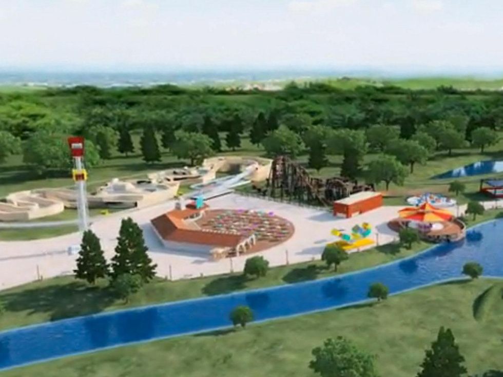 Grand Texas Theme Park RUN FLAT