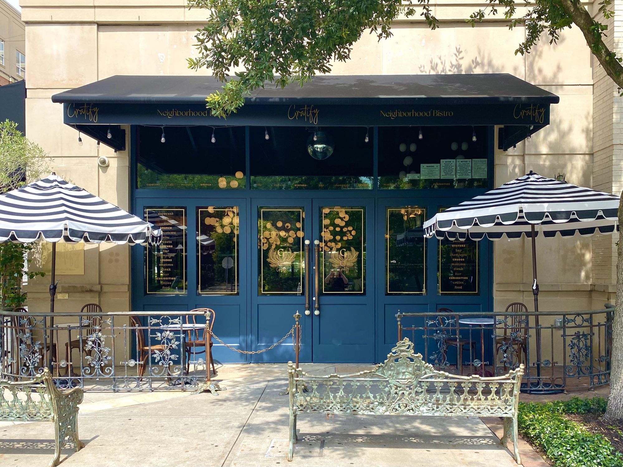 Gratify is now open for dinner.