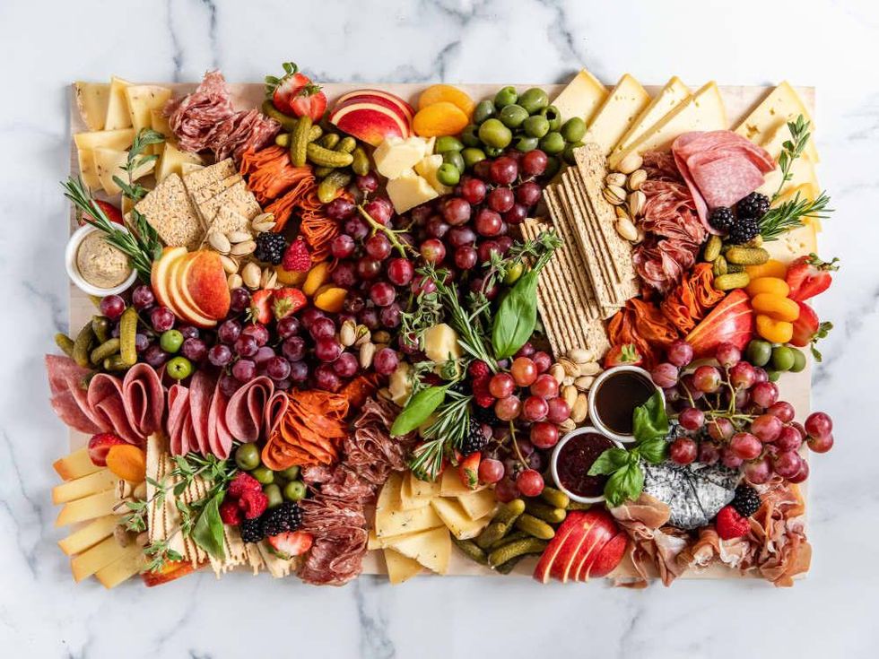 Graze cheese charcuterie fruit board