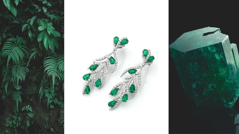 Graziela Gems and Muzo collaboration emerald
