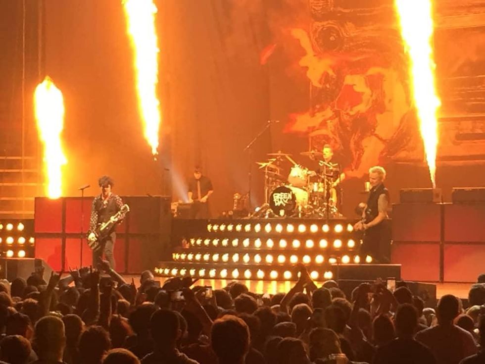 Green Day in concert at Toyota Center