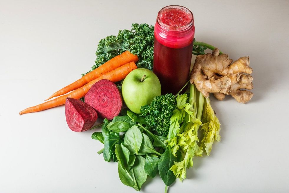 Green Fork and Straw juice