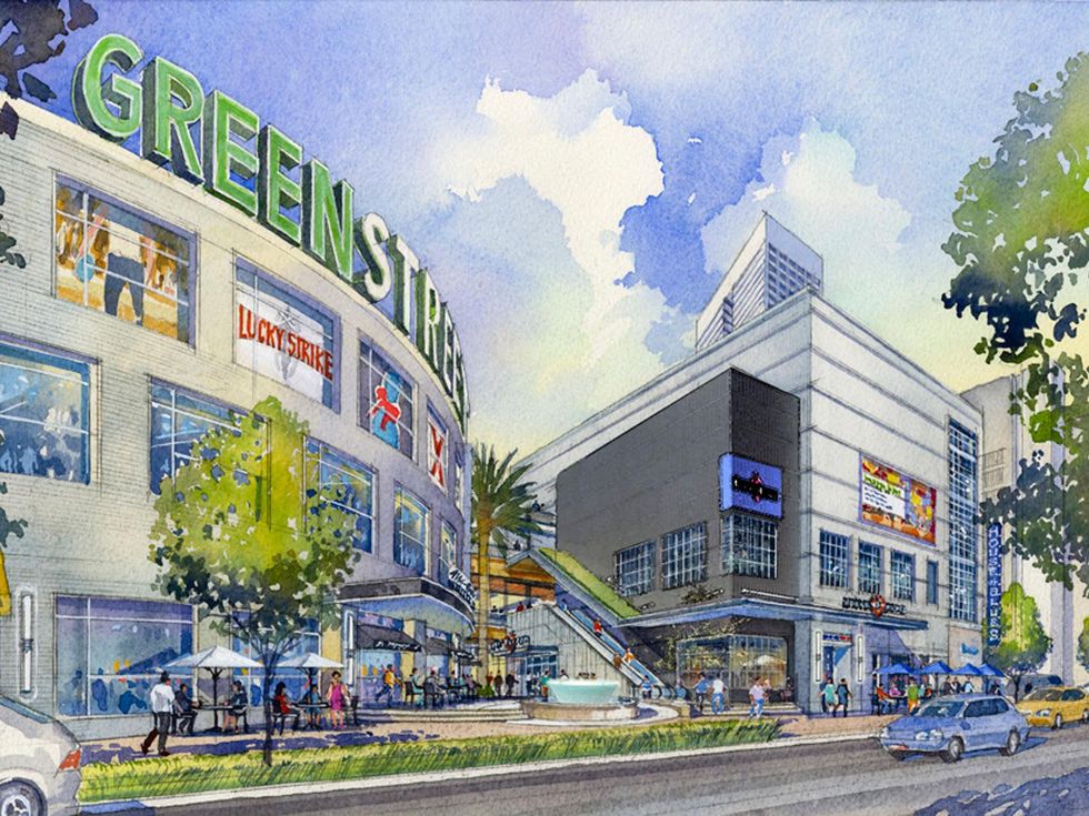 GreenStreet, Houston Pavilions, April 2013, Rendering 4 Caroline