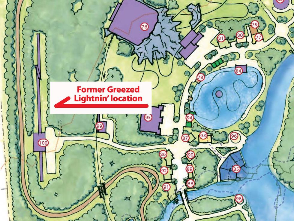 Greezed lightnin lightning grand texas theme park