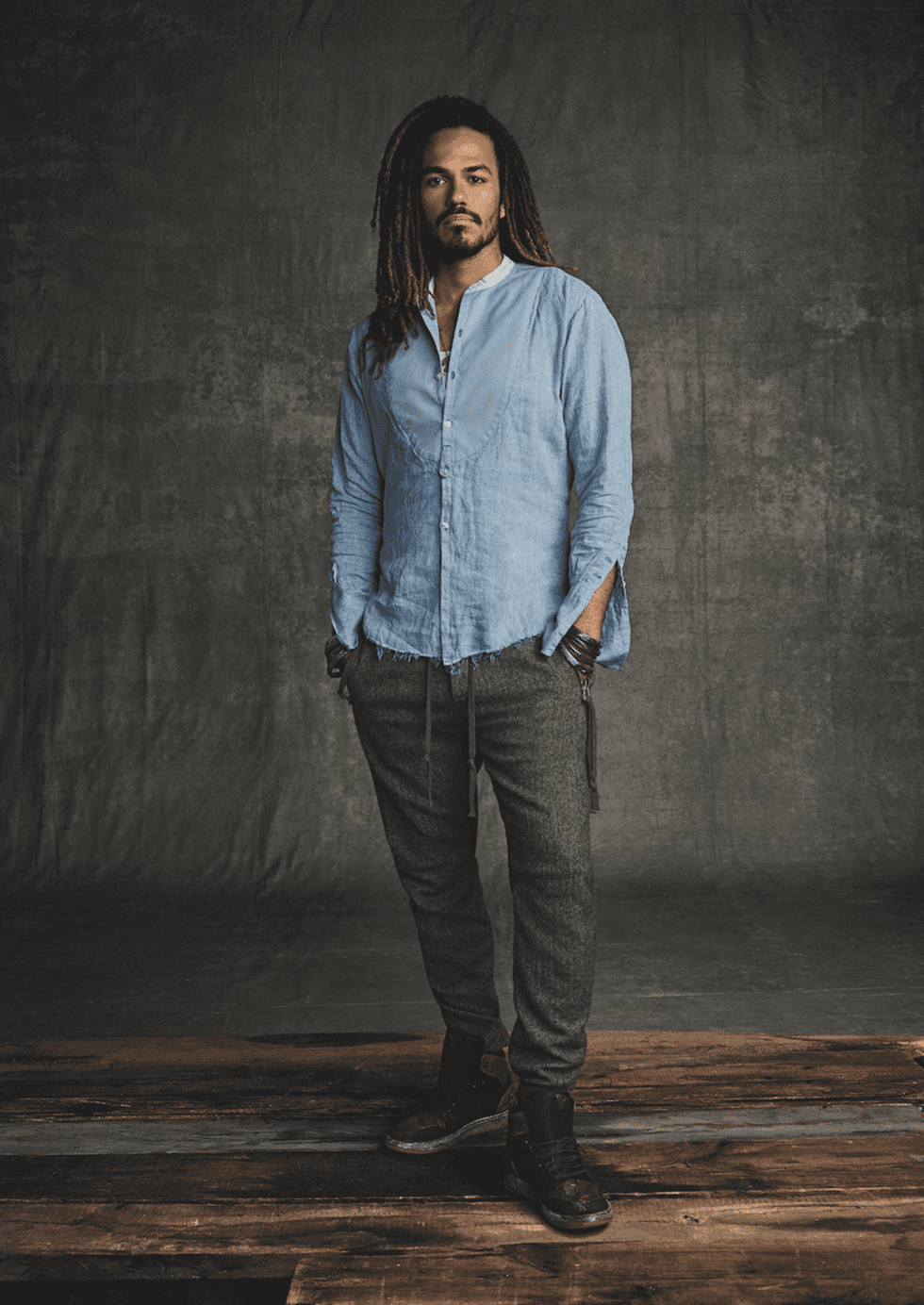 Greg Lauren for Banana Republic chambray shirt