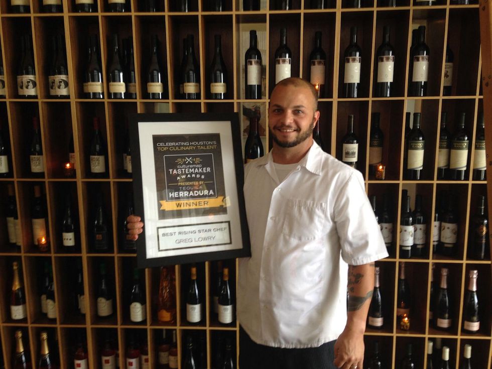 Greg Lowry Triniti Tastemakers Rising Star Chef