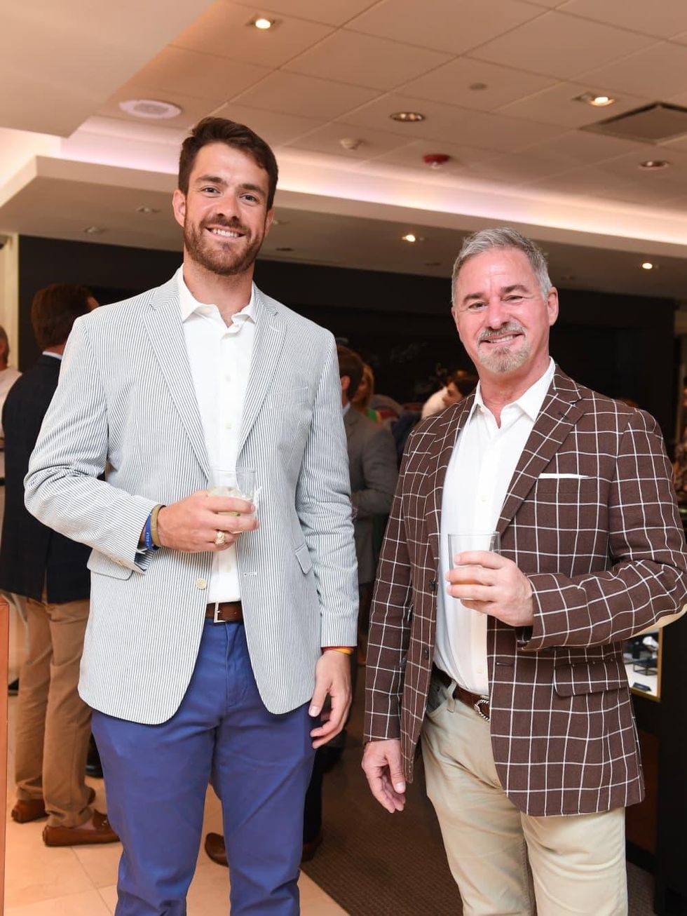 Gregg Ring and Terry Wayne Jones at Guy\u2019s Night Out party at IW Marks Jewelers