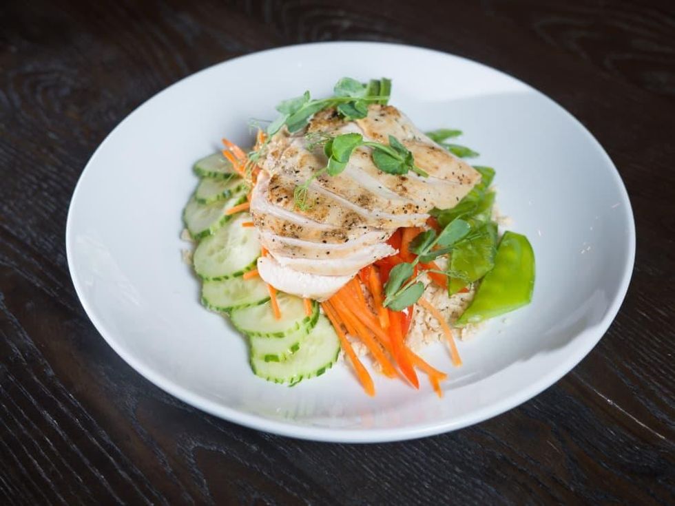 Grilled chicken dish from The Kitchen