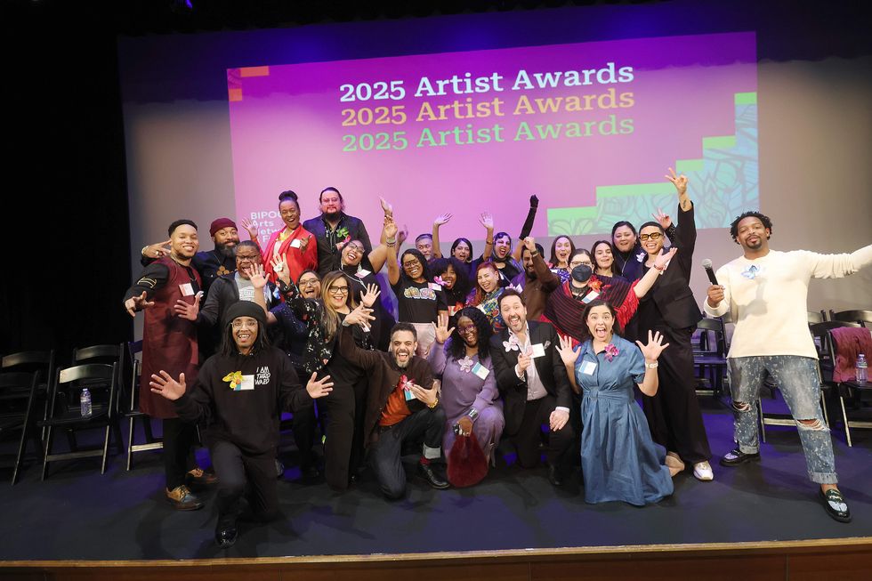 Group photo of the 2025 BANF Artist Awards winners