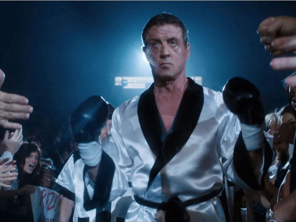 Grudge Match with Sylvester Stalone movie scene