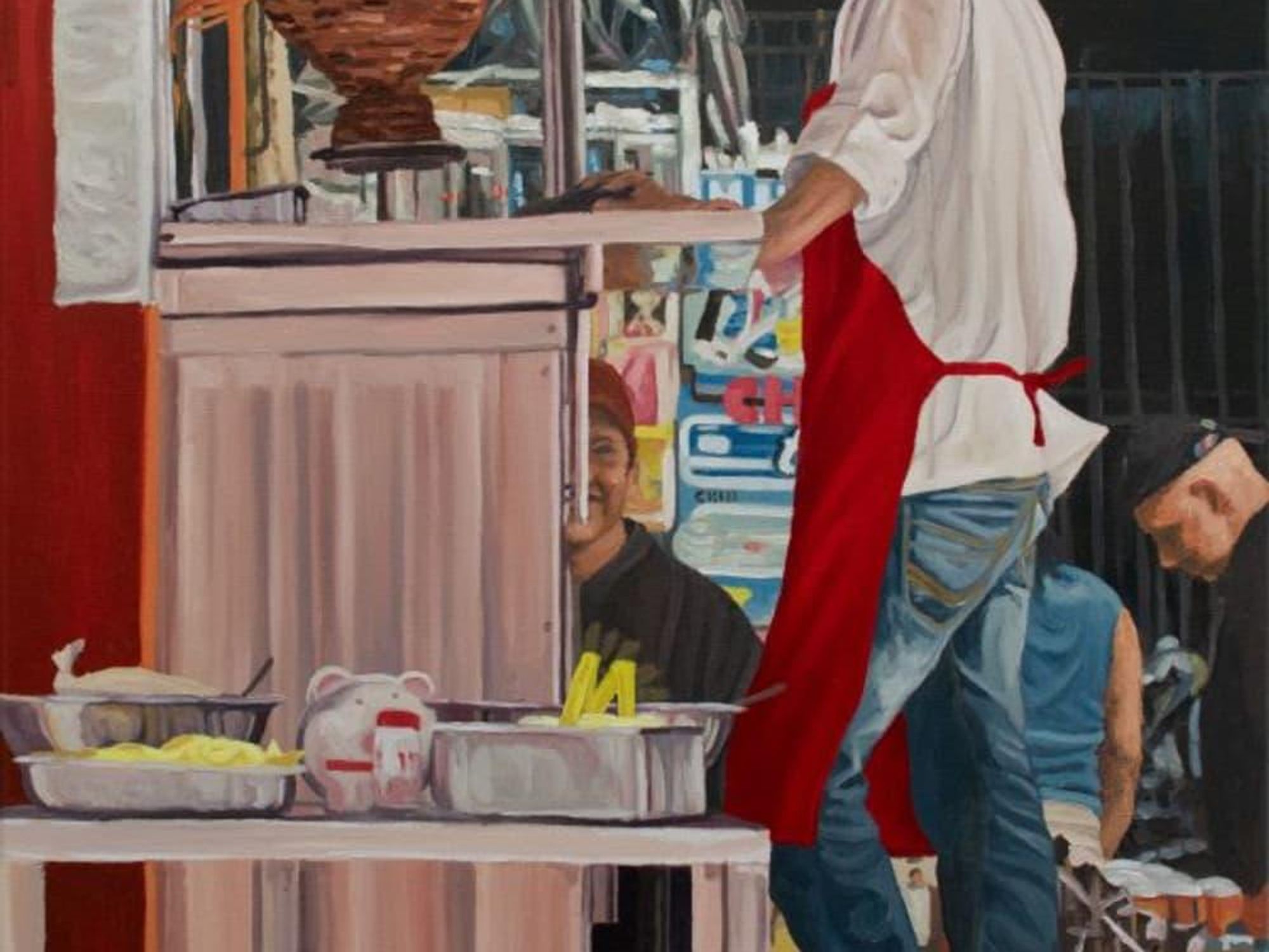 Guadalupe Hernandez painting