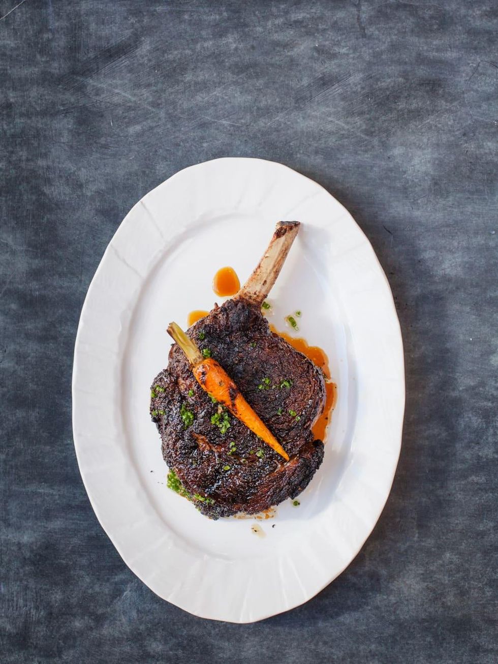 Guard and Grace bone-in strip