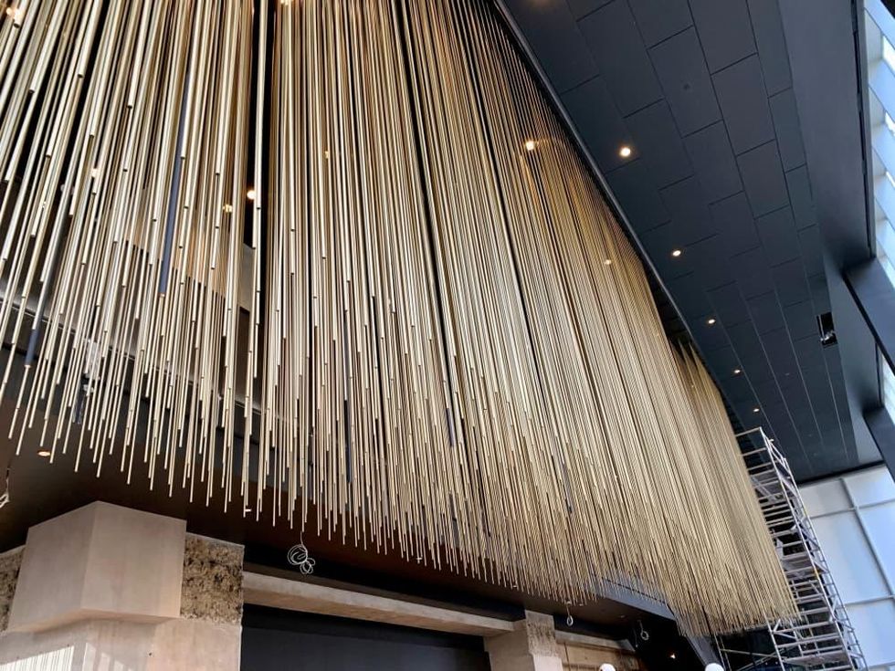 Guard and Grace brass rods interior