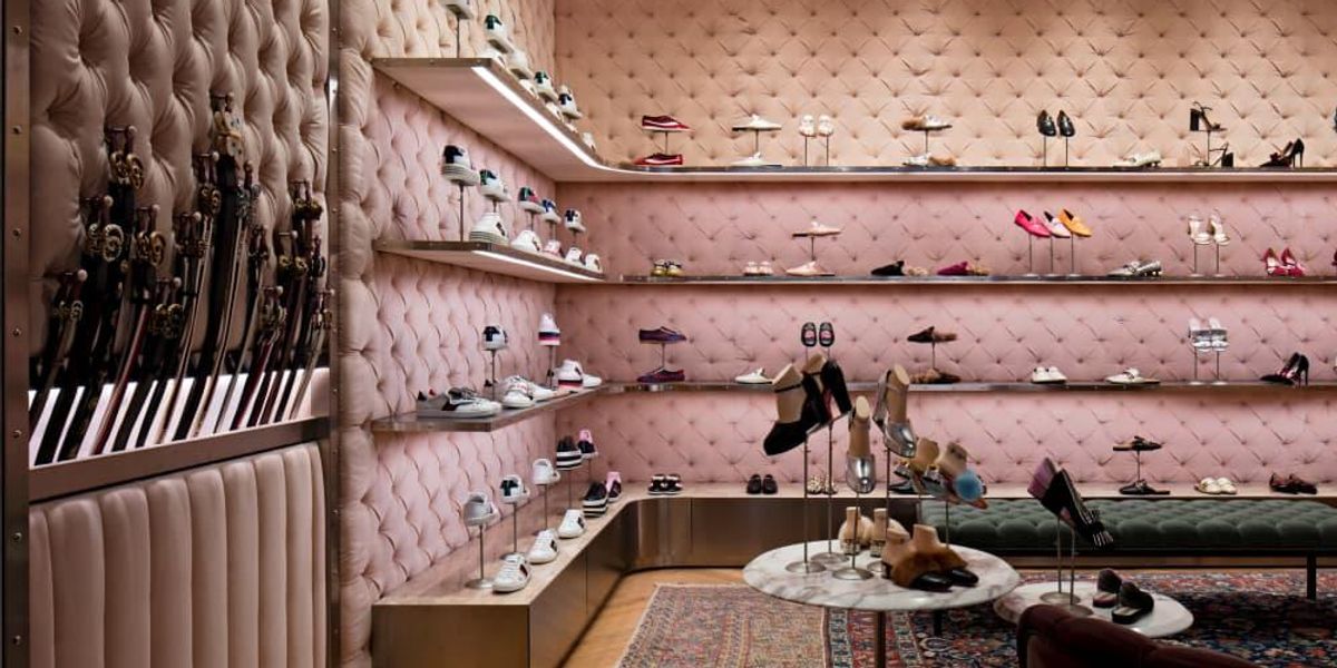 gucci opens pop-up 'apartment' store during milan design week