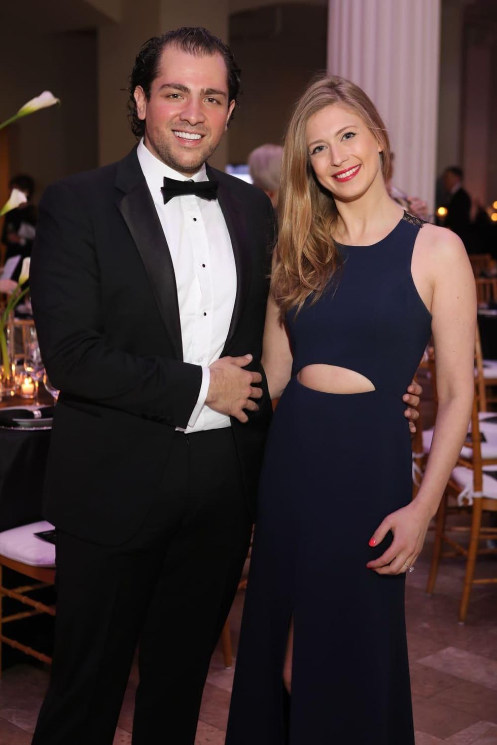 Guillermo Sierra and Princess Tatiana Galitzine at Stages Gala 2017