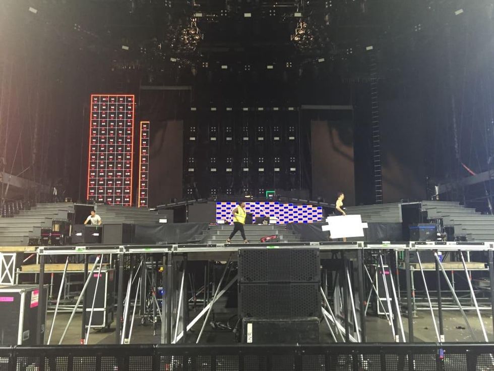 Guns N Roses stage closeup