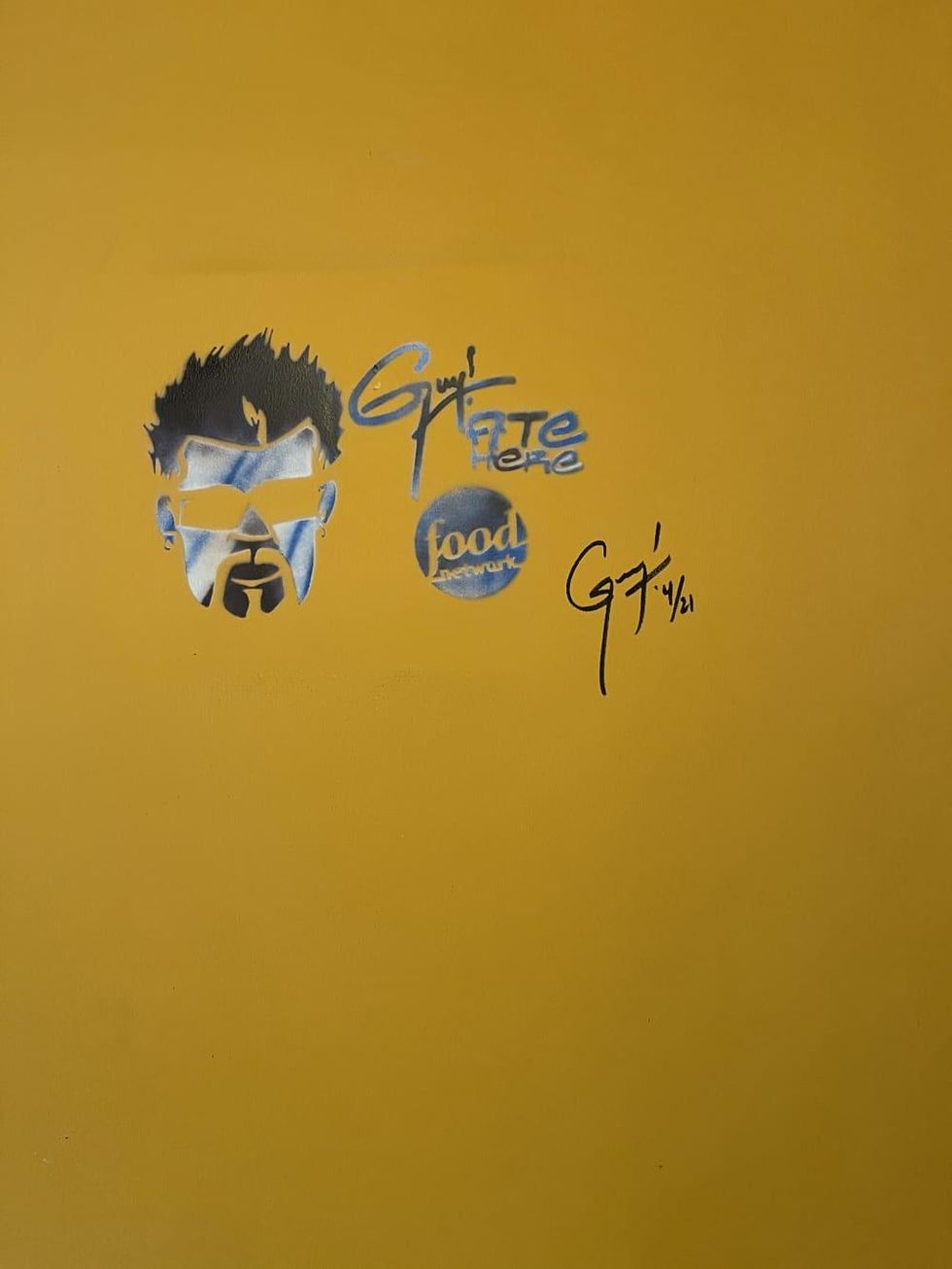 Guy Fieri autograph Toasted Coconut