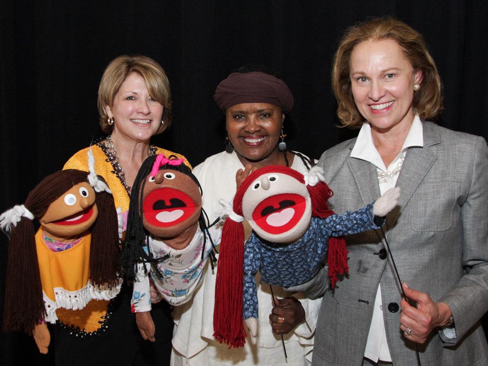 Guy Hagstette reception June 2013 Claudia Williamson, Theola Petteway and Minnette Boesel
