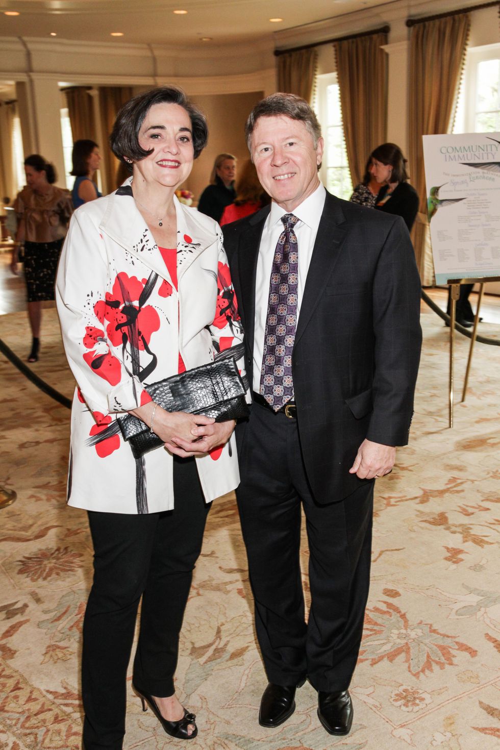 Gwen and Ed Emmett at the Community Immunity Spring Luncheon April 2014