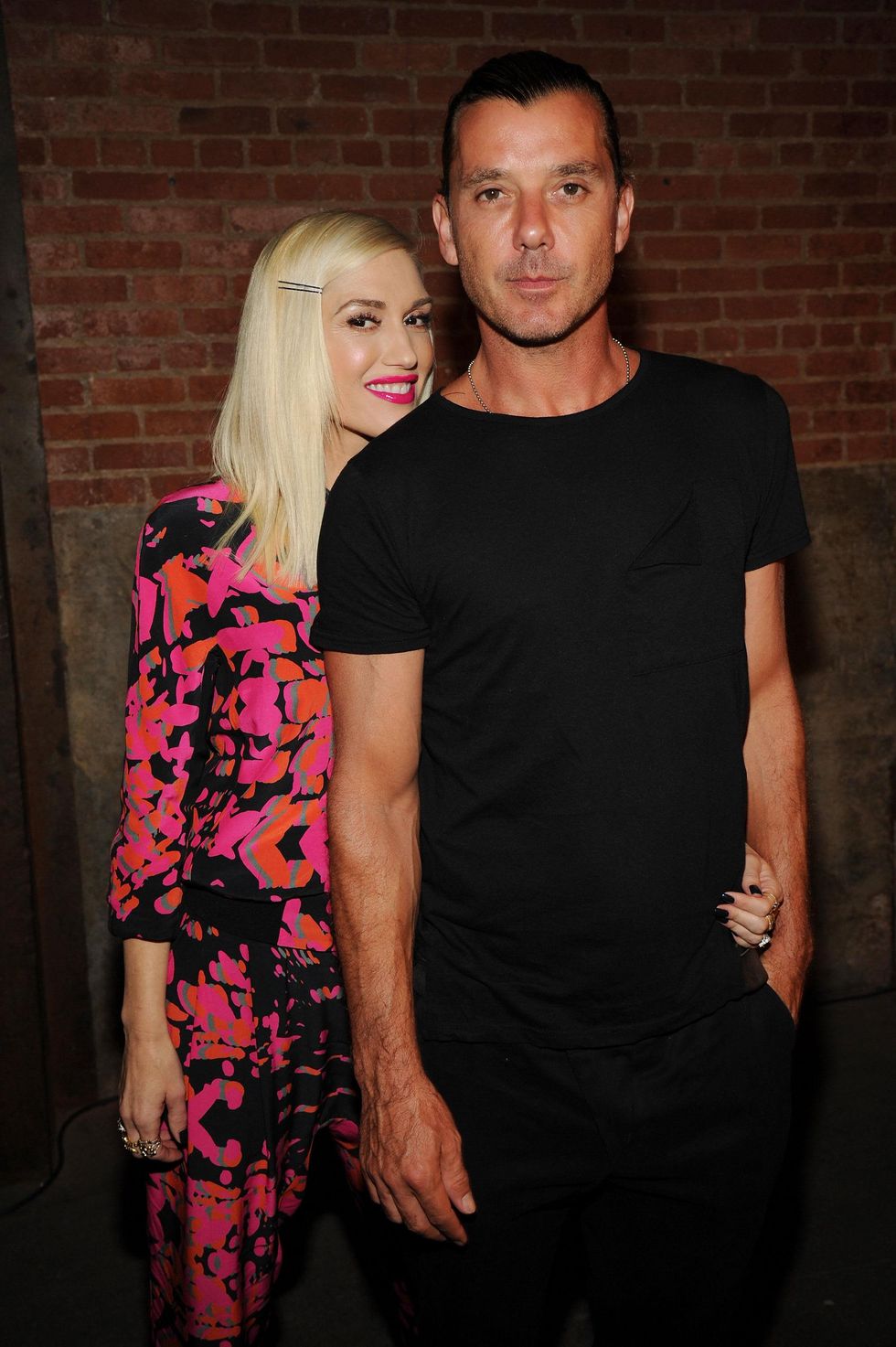 Gwen Stefani and Gavin Rossdale at L.A.M.B. spring collection presentation
