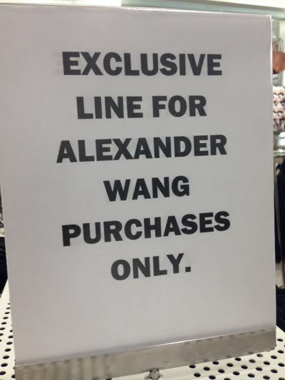 H&M Houston Galleria Opening Alexander Wang