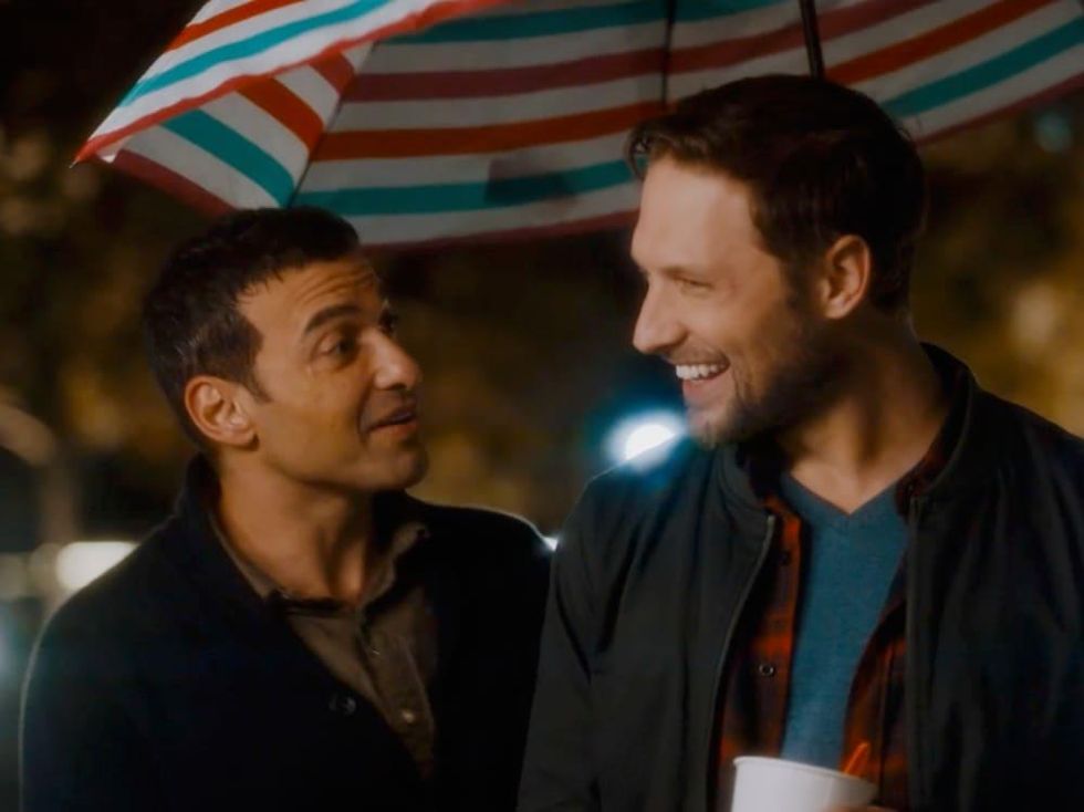 Haaz Sleiman and Michael Cassidy in Breaking Fast