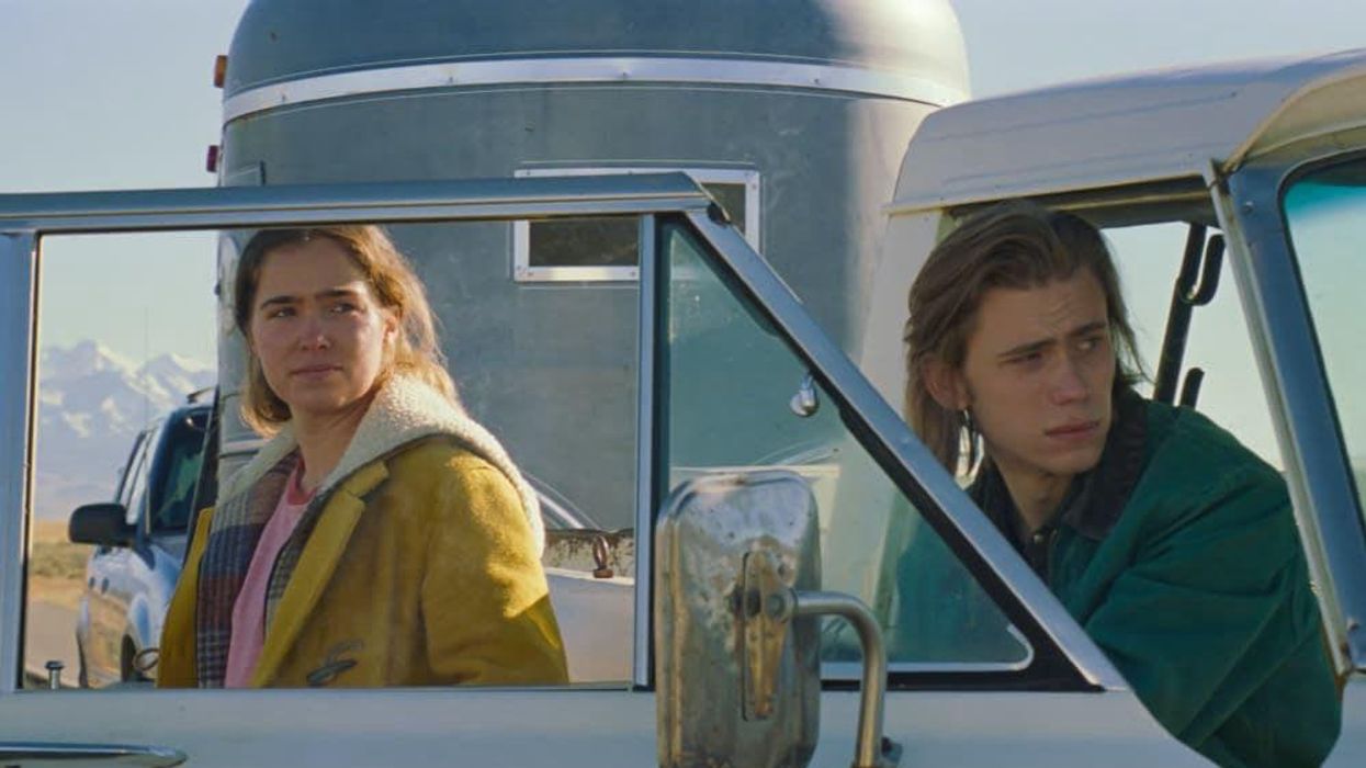Haley Lu Richardson and Owen Teague in Montana Story.
