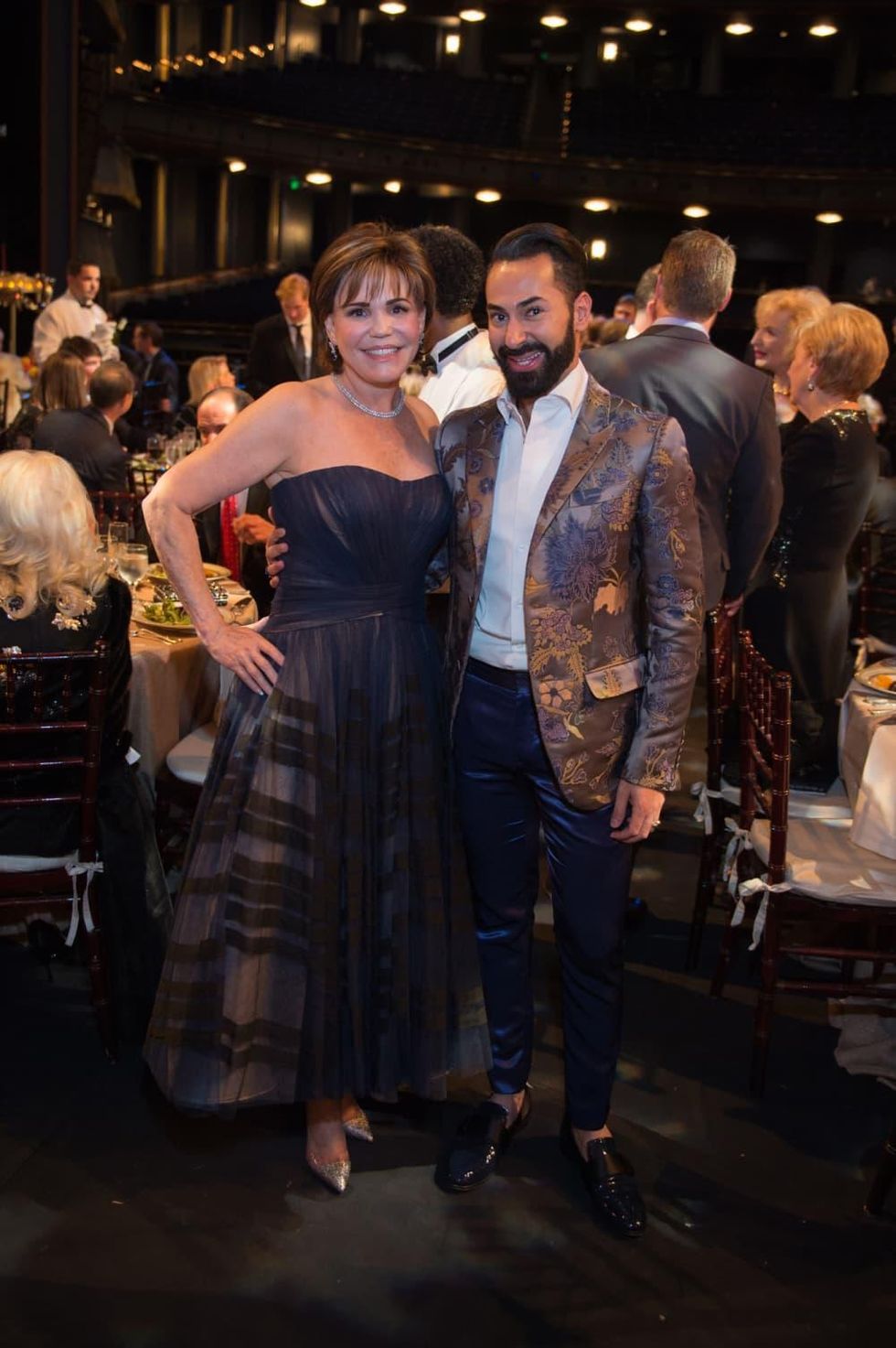 Hallie Vanderhider, Fady Armanious at Houston Ballet Opening Night Dinner