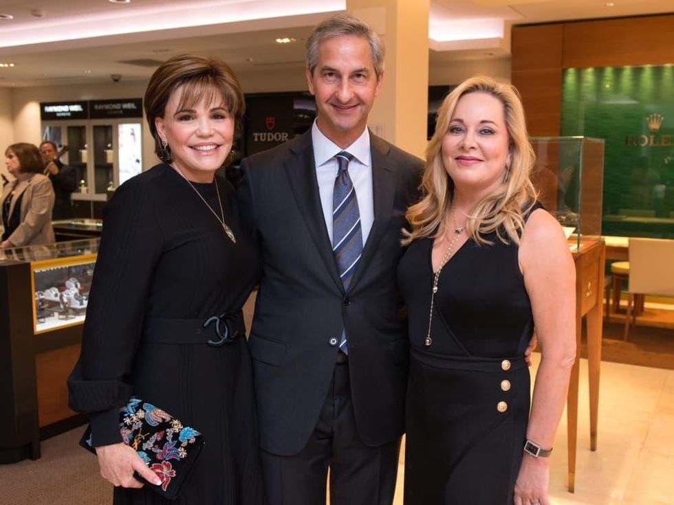 Hallie Vanderhider, James Bruno, Theresa Bruno at IW Marks Jewelers