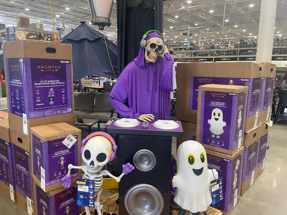 Halloween decor at Lowe's